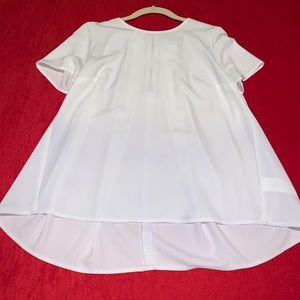 High - Lo short sleeve blouse